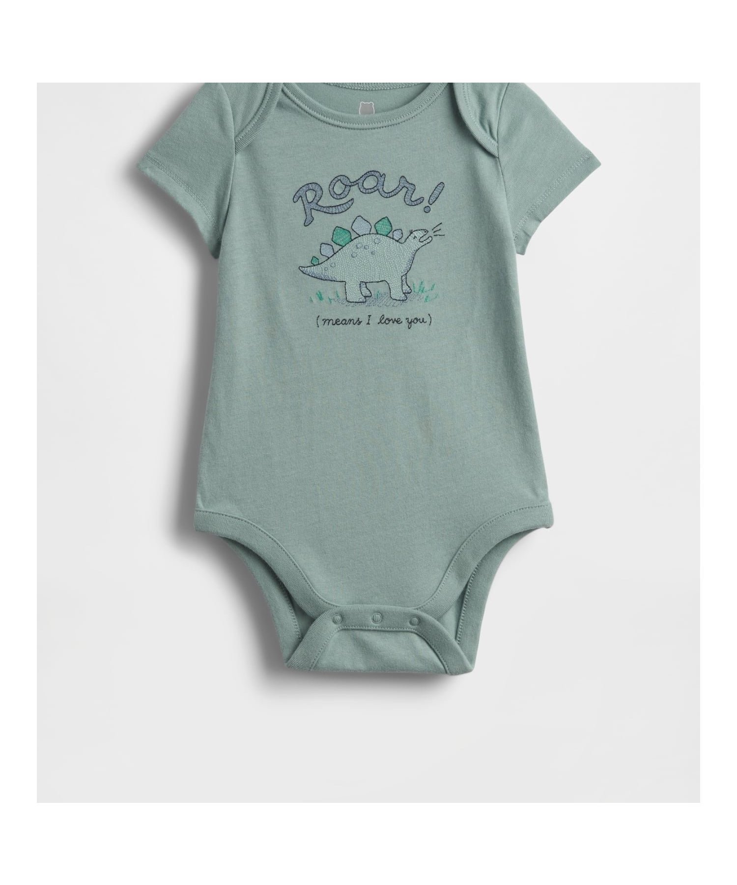 【ギャップ/GAP / KIDS】のはじめてのお気に入り オーガニックコットン100% ボディスーツ (ベビー) インテリア・キッズ・メンズ・レディースファッション・服の通販 founy(ファウニー) 　ファッション　Fashion　キッズファッション　Fashion for Kids　コレクション　Collection, Seasonal Line　スーツ　Suit, Formalwear　ベビー　Baby, Babywear　半袖　Short Sleeve, Half Sleeve　DINO|ID: prp329100004991990 ipo3291000000037385276
