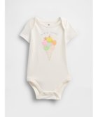 【ギャップ/GAP / KIDS】のはじめてのお気に入り オーガニックコットン100% ボディスーツ (ベビー) 大人の最旬トレンドファッション＆コーディネート founy(ファウニー) ファッション Fashion キッズファッション Fashion for Kids コレクション Collection, Seasonal Line スーツ Suit, Formalwear ベビー Baby, Babywear 半袖 Short Sleeve, Half Sleeve thumbnail ICE_CREAM_CONE|ID: prp329100004991990 ipo3291000000037385278