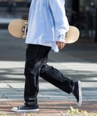【ロッキーモンロー/Rocky Monroe / MEN】のワイドテーパード スケーターワークパンツ ブラック|ID: prp329100004992007 ipo3291000000037385399