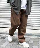 【ロッキーモンロー/Rocky Monroe / MEN】のワイドテーパード スケーターワークパンツ ブラウン|ID: prp329100004992007 ipo3291000000037385403