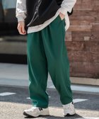 【ロッキーモンロー/Rocky Monroe / MEN】のワイドテーパード スケーターワークパンツ グリーン|ID: prp329100004992007 ipo3291000000037385404