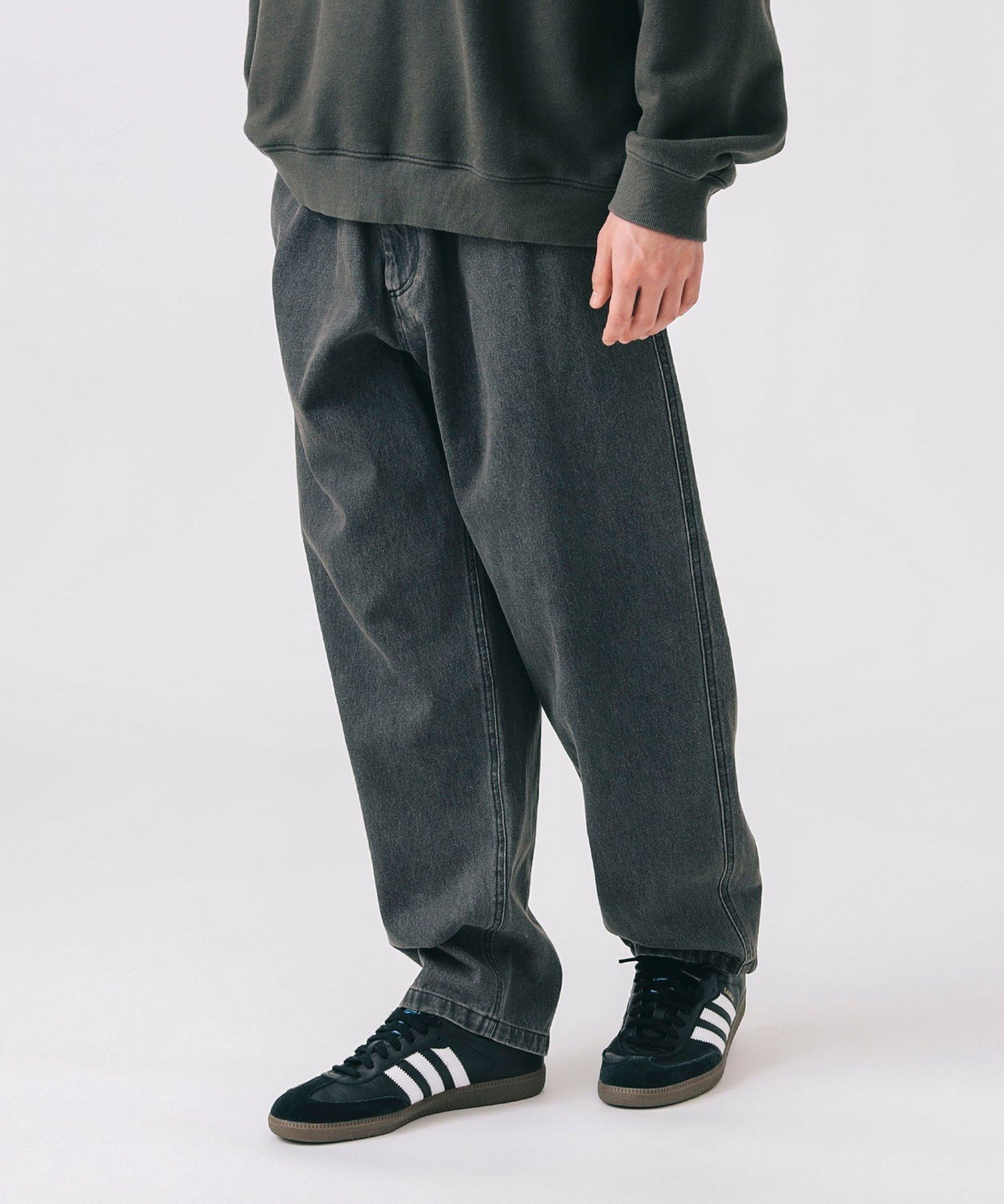 【ビームス ハート/BEAMS HEART / MEN】の【待望の追加生産決定!】BEAMS HEART / バルーン デニム イージー パンツ インテリア・キッズ・メンズ・レディースファッション・服の通販 founy(ファウニー) 　ファッション　Fashion　メンズファッション　Fashion for Men　ボトムス　Bottoms　テーパード　Tapered, Tapered Pants　デニム　Denim, Jeans Material　トレンド　Trend, Trending Now　ドローコード　Drawcord, Drawstring Cord　バルーン　Balloon, Balloon Silhouette　BLACK|ID: prp329100004992013 ipo3291000000037385453