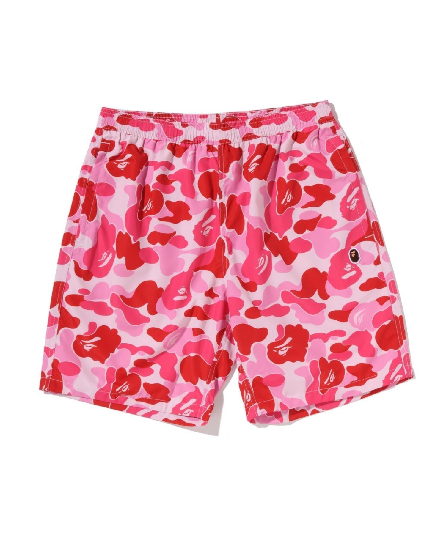 【アベイシングエイプ/A BATHING APE / MEN】のABC CAMO APE HEAD ONE POINT BEACH SHORTS インテリア・キッズ・メンズ・レディースファッション・服の通販 founy(ファウニー) ファッション Fashion メンズファッション Fashion for Men ショーツ Shorts, Short Pants ビーチ Beach, Seaside フィット Fit, Slim Fit ワンポイント One Point, Statement Accent PINK|ID: prp329100004992016 ipo3291000000037385466