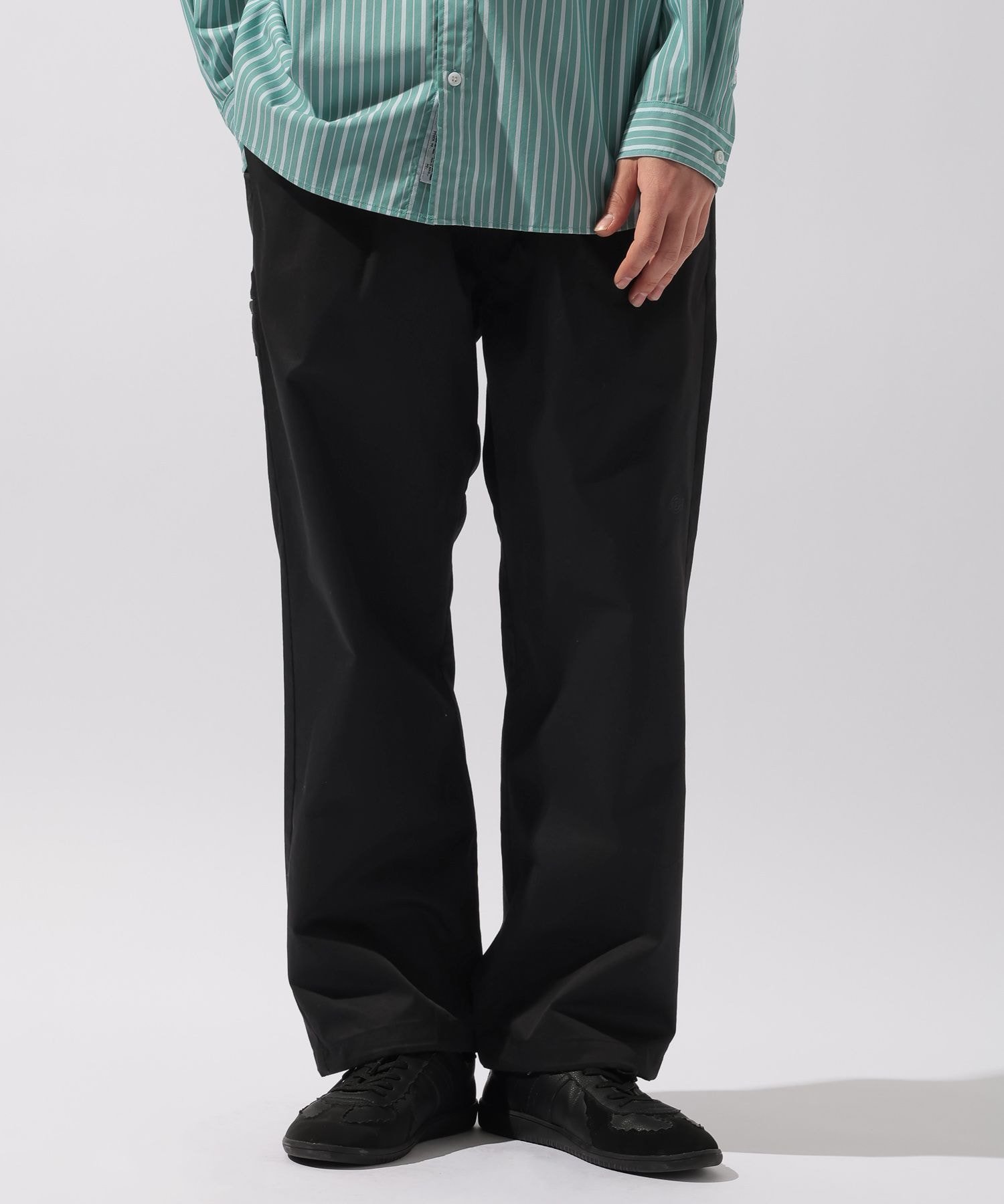 【ニコアンド/niko and / MEN】の【Dickies(ディッキーズ)】別注LIGHT TC TWILL EASY PANTS インテリア・キッズ・メンズ・レディースファッション・服の通販 founy(ファウニー) 　ファッション　Fashion　メンズファッション　Fashion for Men　ボトムス　Bottoms　アメリカン　American Style　シャーリング　Shirring, Ruched　ツイル　Twist, Twisted Detail　ドローコード　Drawcord, Drawstring Cord　定番　Standard, Basic Item　人気　Popular, Best Seller　フィット　Fit, Slim Fit　別注　Limited Edition, Custom Order　リラックス　Relax, Relaxed Fit　ワイド　Wide, Wide Fit　ワーク　Workwear, Utility Style　ビジネス 仕事 通勤　Business / Work / Commuting　ブラック19|ID: prp329100004992349 ipo3291000000037387931