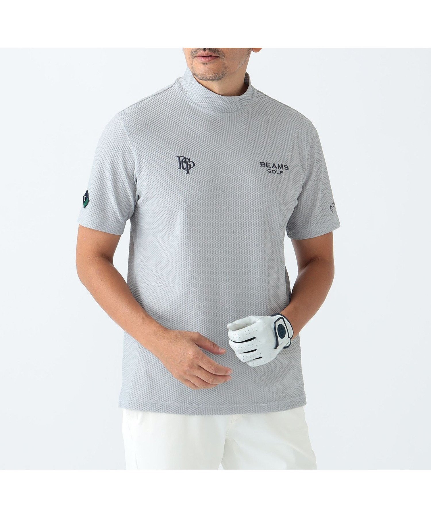 【ビームス ゴルフ/BEAMS GOLF / MEN】のMEN PURPLE LABEL / スフィダンテ プラスリッチ モックネックシャツ インテリア・キッズ・メンズ・レディースファッション・服の通販 founy(ファウニー) 　ファッション　Fashion　メンズファッション　Fashion for Men　エレガント 上品　Elegant　春　Spring　カッティング　Cutting Detail　吸水　Absorbent, Quick-Dry　シンプル　Simple, Minimal　ストレッチ　Stretch, Stretchy Fabric　スポーティ　Sporty, Casual Athletic　スマート　Smart, Elegant　ドレス　Dress, One-Piece　定番　Standard, Basic Item　人気　Popular, Best Seller　ベーシック　Basic, Essential　メッシュ　Mesh, Net Fabric　モチーフ　Motif, Design Theme　夏　Summer　ゴルフ　Golf　GREY|ID: prp329100004992352 ipo3291000000037387957