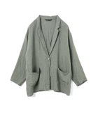 【マーコート/MARcourt】のmizuiro ind リネンワイドシャツジャケット 大人の最旬トレンドファッション&コーディネート founy(ファウニー) ファッション Fashion レディースファッション Fashion for Women アウター Coat / Outerwear Collection レディースジャケット・軽アウター Jackets ジャケット Jacket, Outerwear セットアップ Set-Up, Coordinated Outfit テーラード Tailored, Tailored Fit フレンチ French, French Style フロント Front, Front Design ポケット Pocket, Pocket Detail リネン Linen, Linen Fabric 無地 Plain, Solid Color 長袖 Long Sleeve, Full Sleeve thumbnail ダークグレーA|ID: prp329100004992354 ipo3291000000037387986