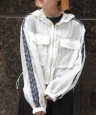 【アクシーズファム/axes femme】のフード付シアブルゾン 大人の最旬トレンドファッション＆コーディネート founy(ファウニー) ファッション Fashion レディースファッション Fashion for Women アウター Coat / Outerwear Collection ブルゾンジャケット・スポーティアウター Blouson Jackets クール Cool, Chic シアー Sheer, See-Through ショート Short, Short Length ダウン Down, Puffer バランス Balance, Style Balance ボトム Bottoms, Lower Wear レース Lace, Lace Fabric thumbnail 白|ID: prp329100004992372 ipo3291000000037388206