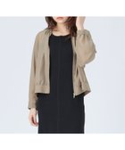 【ビームス ハート/BEAMS HEART】のバックヨーク シアー ブルゾン 大人の最旬トレンドファッション＆コーディネート founy(ファウニー) ファッション Fashion レディースファッション Fashion for Women アウター Coat / Outerwear Collection ブルゾンジャケット・スポーティアウター Blouson Jackets バッグ Bags おすすめ Recommended / Our Picks インナー Innerwear キャミソール Camisole, Spaghetti Strap Top シアー Sheer, See-Through ジップ Zip, Zipper スラックス Slacks, Dress Pants トレンド Trend, Trending Now ブルゾン Blouson, Bomber Jacket プリーツ Pleats, Pleated ヨーク Yoke, Yoke Design エレガント 上品 Elegant thumbnail LIGHT BEIGE|ID: prp329100004992375 ipo3291000000037388233