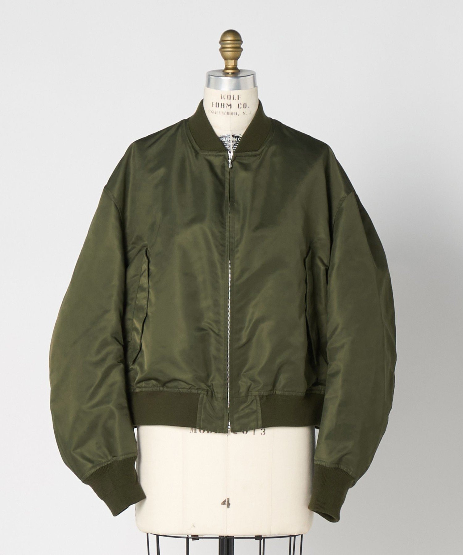 【ドゥロワー/DRAWER】のM.SUMMER ナイロンツイルブルゾン インテリア・キッズ・メンズ・レディースファッション・服の通販 founy(ファウニー) 　ファッション　Fashion　レディースファッション　Fashion for Women　アウター　Coat / Outerwear Collection　ブルゾンジャケット・スポーティアウター　Blouson Jackets　コンパクト　Compact, Small Size　ツイル　Twist, Twisted Detail　バランス　Balance, Style Balance　ブルゾン　Blouson, Bomber Jacket　ミリタリー　Military, Army Style　夏　Summer　OLIVE|ID: prp329100004992379 ipo3291000000037388248