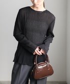 【セレクトモカ/SELECT MOCA】のランダムプリーツシアートップス 大人の最旬トレンドファッション＆コーディネート founy(ファウニー) ファッション Fashion レディースファッション Fashion for Women トップス・カットソー Cut & Sew Tops おすすめ Recommended / Our Picks キャミワンピース Cami Dress, Slip Dress シアー Sheer, See-Through ジャケット Jacket, Outerwear ベーシック Basic, Essential thumbnail ブラック-04|ID: prp329100004992390 ipo3291000000037388314