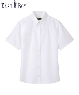 【イーストボーイ/EASTBOY】のシャツ 半袖 ブラウス スクール 制服 通学 中学生 高校生 大人の最旬トレンドファッション＆コーディネート founy(ファウニー) ファッション Fashion レディースファッション Fashion for Women トップス・カットソー Cut & Sew Tops シャツ・ブラウス・オフィスカジュアル Elegant Blouses & Button-Ups スリット Slit, Slit Detail 定番 Standard, Basic Item バランス Balance, Style Balance ポケット Pocket, Pocket Detail 半袖 Short Sleeve, Half Sleeve メンズ Men's, Menswear リボン Ribbon, Bow おすすめ Recommended / Our Picks |ID:prp329100004992392