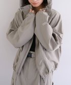 【アンドミー/andme】の接触冷感 UVカット(UPF50+) 撥水加工 ナイロン ジップ パーカー ANME アンメ 大人の最旬トレンドファッション＆コーディネート founy(ファウニー) ファッション Fashion レディースファッション Fashion for Women トップス・カットソー Cut & Sew Tops レディースパーカー・カジュアルフーディー Casual Hoodies & Sweatshirts ジップ Zip, Zipper ジャケット Jacket, Outerwear スリーブ Sleeve, Long Sleeve / Short Sleeve ドローコード Drawcord, Drawstring Cord ドローストリング Drawstring, Pull Cord パーカー Hoodie, Parka フィット Fit, Slim Fit フロント Front, Front Design ポケット Pocket, Pocket Detail おすすめ Recommended / Our Picks thumbnail グレー|ID: prp329100004992393 ipo3291000000037388349