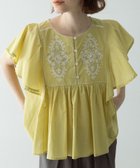 【サニーレーベル/Sonny Label / URBAN RESEARCH】のスパンコールエンブロイダリーブラウス 大人の最旬トレンドファッション＆コーディネート founy(ファウニー) ファッション Fashion レディースファッション Fashion for Women トップス・カットソー Cut & Sew Tops シャツ・ブラウス・オフィスカジュアル Elegant Blouses & Button-Ups インド Indian Textile エアリー Airy Texture 吸水 Absorbent, Quick-Dry シンプル Simple, Minimal ストレート Straight, Straight Cut スパンコール Sequins, Sequin Embellishment フレア Flare, Flared フロント Front, Front Design ヨーク Yoke, Yoke Design S/S・春夏 SS, Spring/Summer, Warm Season おすすめ Recommended / Our Picks 夏 Summer 2026年 2026 2026春夏・S/S Spring/Summer 2026 SS26 thumbnail グリーン系その他|ID: prp329100004992404 ipo3291000000037388432