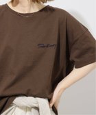 【ジャーナルスタンダード レリューム/JOURNAL STANDARD relume】の《追加2 / 新色》刺繍ロゴハーフスリーブT ブラウン|ID:prp329100004992410