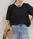 【フレディ&グロスター/FREDY&GLOSTER】の【大人気ブラウスの半袖バージョンが登場!】バック釦配色パイピング半袖ブラウス 大人の最旬トレンドファッション＆コーディネート founy(ファウニー) ファッション Fashion レディースファッション Fashion for Women トップス・カットソー Cut & Sew Tops シャツ・ブラウス・オフィスカジュアル Elegant Blouses & Button-Ups バッグ Bags 2026年 2026 2026春夏・S/S Spring/Summer 2026 SS26 おすすめ Recommended / Our Picks バランス Balance, Style Balance パイピング Piping, Trim Design 人気 Popular, Best Seller 半袖 Short Sleeve, Half Sleeve thumbnail ブラック|ID: prp329100004992432 ipo3291000000037388600