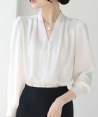 【ミニミニストア/miniministore】のサテン風シャツブラウス Vネックトップス 大人の最旬トレンドファッション&コーディネート founy(ファウニー) ファッション Fashion レディースファッション Fashion for Women トップス・カットソー Cut & Sew Tops シャツ・ブラウス・オフィスカジュアル Elegant Blouses & Button-Ups Vネックトップス V-Neck Tops / V-Cut Neckline Shirts インナー Innerwear カーディガン Cardigan, Knitwear サテン Satin, Glossy Fabric ジャケット Jacket, Outerwear とろみ Fluid, Flowy Fabric デコルテ Décolleté, Neckline 長袖 Long Sleeve, Full Sleeve エレガント 上品 Elegant 入学式 Entrance Ceremony 卒業式 Graduation Ceremony ビジネス 仕事 通勤 Business / Work / Commuting thumbnail ホワイト|ID: prp329100004992434 ipo3291000000037388610
