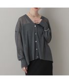 【アパートバイローリーズ/apart by lowrys】の【WEB限定】ラメシアーBIGカーディガン 大人の最旬トレンドファッション＆コーディネート founy(ファウニー) ファッション Fashion レディースファッション Fashion for Women トップス・カットソー Cut & Sew Tops カーディガン・羽織り Layered Style Cardigans カーディガン Cardigan, Knitwear シアー Sheer, See-Through シンプル Simple, Minimal エレガント 上品 Elegant 夏 Summer 羽織 Haori, Light Jacket thumbnail チャコールグレー18|ID: prp329100004992436 ipo3291000000037388621