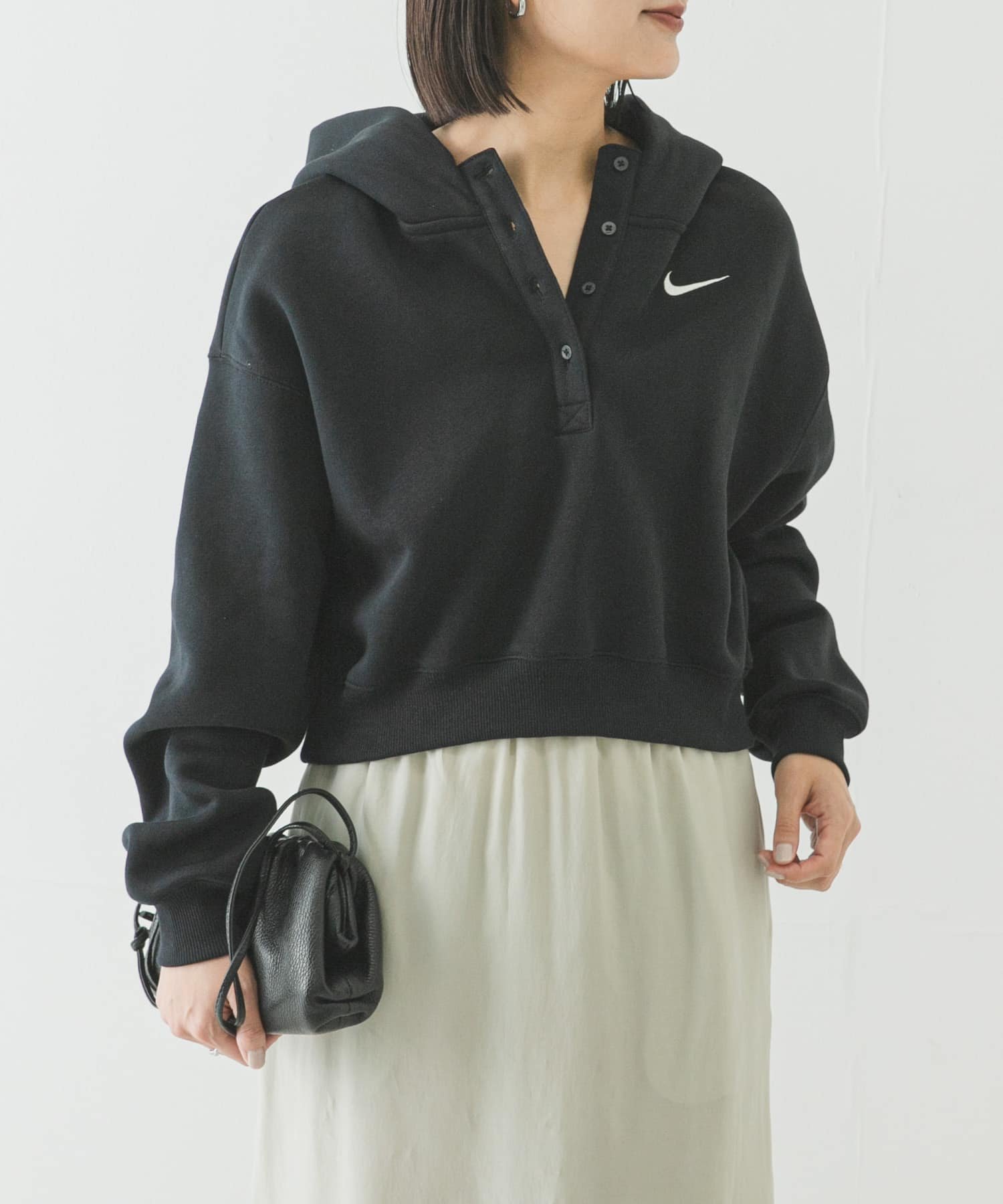 【アーバンリサーチ/URBAN RESEARCH】のNIKE PHNX FLC OS CRP HNL インテリア・キッズ・メンズ・レディースファッション・服の通販 founy(ファウニー) ファッション Fashion レディースファッション Fashion for Women コンパクト Compact, Small Size スニーカー Sneakers, Trainers スポーツ Sports, Activewear なめらか Smooth, Silky Texture リラックス Relax, Relaxed Fit S/S・春夏 SS, Spring/Summer, Warm Season 夏 Summer 2026年 2026 2026春夏・S/S Spring/Summer 2026 SS26 ブラック|ID: prp329100004992445 ipo3291000000037388692
