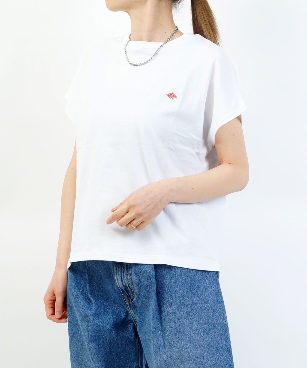 【ブルーコムブルー/BLEU COMME BLEU】のダントン ドルマンショートスリーブTシャツ インテリア・キッズ・メンズ・レディースファッション・服の通販 founy(ファウニー) 　ファッション　Fashion　レディースファッション　Fashion for Women　トップス・カットソー　Cut & Sew Tops　シャツ・ブラウス・オフィスカジュアル　Elegant Blouses & Button-Ups　ロングTシャツ・Tシャツ　Longline T-Shirts & Tees　インナー　Innerwear　コンパクト　Compact, Small Size　シンプル　Simple, Minimal　バランス　Balance, Style Balance　モノトーン　Monotone, Black and White　夏　Summer　春　Spring　S/S・春夏　SS, Spring/Summer, Warm Season　WHT|ID: prp329100004992450 ipo3291000000037388719
