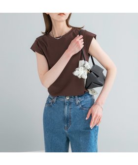 【アーバンリサーチ ロッソ/URBAN RESEARCH ROSSO】 クールタッチスーピマコットンフレンチTシャツ大人の最旬トレンドファッション＆コーディネート founy(ファウニー) ファッション Fashion レディースファッション Fashion for Women トップス・カットソー Cut & Sew Tops シャツ・ブラウス・オフィスカジュアル Elegant Blouses & Button-Ups ロングTシャツ・Tシャツ Longline T-Shirts & Tees インナー Innerwear コンパクト Compact, Small Size サロペット Overalls, Salopette シンプル Simple, Minimal ジャケット Jacket, Outerwear スリーブ Sleeve, Long Sleeve / Short Sleeve なめらか Smooth, Silky Texture バランス Balance, Style Balance フレンチ French, French Style S/S・春夏 SS, Spring/Summer, Warm Season 夏 Summer エレガント 上品 Elegant 2026年 2026 2026春夏・S/S Spring/Summer 2026 SS26 |ID:prp329100004992451