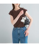 【アーバンリサーチ ロッソ/URBAN RESEARCH ROSSO】のクールタッチスーピマコットンフレンチTシャツ 大人の最旬トレンドファッション＆コーディネート founy(ファウニー) ファッション Fashion レディースファッション Fashion for Women トップス・カットソー Cut & Sew Tops シャツ・ブラウス・オフィスカジュアル Elegant Blouses & Button-Ups ロングTシャツ・Tシャツ Longline T-Shirts & Tees インナー Innerwear コンパクト Compact, Small Size サロペット Overalls, Salopette シンプル Simple, Minimal ジャケット Jacket, Outerwear スリーブ Sleeve, Long Sleeve / Short Sleeve なめらか Smooth, Silky Texture バランス Balance, Style Balance フレンチ French, French Style S/S・春夏 SS, Spring/Summer, Warm Season 夏 Summer エレガント 上品 Elegant 2026年 2026 2026春夏・S/S Spring/Summer 2026 SS26 |ID:prp329100004992451