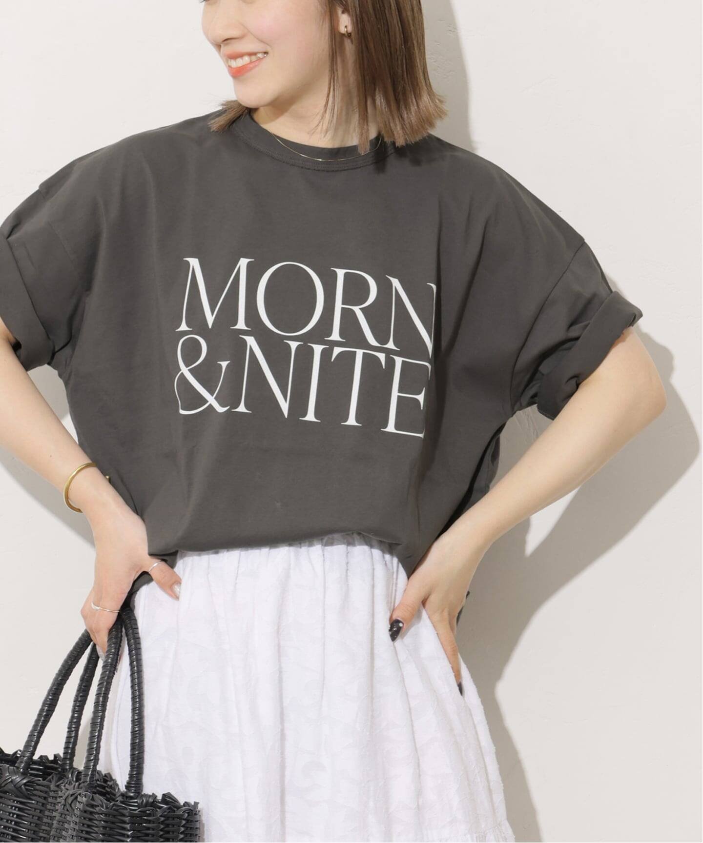 【ジャーナルスタンダード レリューム/JOURNAL STANDARD relume】のMORNロゴT インテリア・キッズ・メンズ・レディースファッション・服の通販 founy(ファウニー) 　ファッション　Fashion　レディースファッション　Fashion for Women　2026年　2026　2026春夏・S/S　Spring/Summer 2026 SS26　インナー　Innerwear　シンプル　Simple, Minimal　ジャケット　Jacket, Outerwear　フロント　Front, Front Design　ミックス　Mix, Mixed Style　リラックス　Relax, Relaxed Fit　グレー|ID: prp329100004992453 ipo3291000000037388735