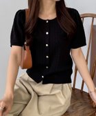 【ジュノア/JUNOAH】のcallautia 金ボタンケーブル半袖ニットカーディガン 大人の最旬トレンドファッション&コーディネート founy(ファウニー) ファッション Fashion レディースファッション Fashion for Women トップス・カットソー Cut & Sew Tops ニット Knit Tops & Sweaters カーディガン・羽織り Layered Style Cardigans ウォッシュ Washed Finish カーディガン Cardigan, Knitwear タンブラー Tumbler, Travel Mug ダメージ Distressed, Destroyed ネップ Nepp, Slub Yarn プリント Print, Printed Pattern 半袖 Short Sleeve, Half Sleeve おすすめ Recommended / Our Picks thumbnail ブラック|ID: prp329100004992463 ipo3291000000037388827