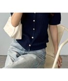 【ジュノア/JUNOAH】のcallautia 金ボタンケーブル半袖ニットカーディガン 大人の最旬トレンドファッション&コーディネート founy(ファウニー) ファッション Fashion レディースファッション Fashion for Women トップス・カットソー Cut & Sew Tops ニット Knit Tops & Sweaters カーディガン・羽織り Layered Style Cardigans ウォッシュ Washed Finish カーディガン Cardigan, Knitwear タンブラー Tumbler, Travel Mug ダメージ Distressed, Destroyed ネップ Nepp, Slub Yarn プリント Print, Printed Pattern 半袖 Short Sleeve, Half Sleeve おすすめ Recommended / Our Picks thumbnail ネイビー|ID: prp329100004992463 ipo3291000000037388829
