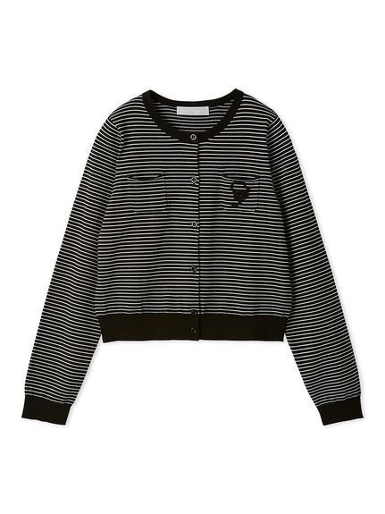 【セルフォード/CELFORD】のポケット付きカーディガン インテリア・キッズ・メンズ・レディースファッション・服の通販 founy(ファウニー) 　ファッション　Fashion　レディースファッション　Fashion for Women　トップス・カットソー　Cut & Sew Tops　カーディガン・羽織り　Layered Style Cardigans　おすすめ　Recommended / Our Picks　アンサンブル　Ensemble Set　ウェーブ　Wavy Pattern　カーディガン　Cardigan, Knitwear　シンプル　Simple, Minimal　ストレート　Straight, Straight Cut　スマート　Smart, Elegant　ポケット　Pocket, Pocket Detail　BORDER[933]|ID: prp329100004992469 ipo3291000000037388886