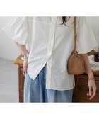 【ディスコート/Discoat】の【WEB限定】前あき袖フリルブラウス 大人の最旬トレンドファッション＆コーディネート founy(ファウニー) ファッション Fashion レディースファッション Fashion for Women トップス・カットソー Cut & Sew Tops シャツ・ブラウス・オフィスカジュアル Elegant Blouses & Button-Ups フリル Frill, Ruffle エレガント 上品 Elegant 夏 Summer thumbnail アイボリー|ID: prp329100004992470 ipo3291000000037388888