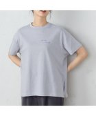 【コムサイズム/COMME CA ISM】の速乾 刺繍 ロゴ Tシャツ 大人の最旬トレンドファッション＆コーディネート founy(ファウニー) ファッション Fashion レディースファッション Fashion for Women トップス・カットソー Cut & Sew Tops シャツ・ブラウス・オフィスカジュアル Elegant Blouses & Button-Ups ロングTシャツ・Tシャツ Longline T-Shirts & Tees おすすめ Recommended / Our Picks スリット Slit, Slit Detail ビッグ Big, Oversized ボックス Boxy, Box Shape ポケット Pocket, Pocket Detail ワンポイント One Point, Statement Accent thumbnail サックス|ID: prp329100004992477 ipo3291000000037388925