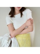 【フレイ アイディー/FRAY I.D】の2wayオフショルカットソー/ウォッシャブル 大人の最旬トレンドファッション＆コーディネート founy(ファウニー) ファッション Fashion レディースファッション Fashion for Women トップス・カットソー Cut & Sew Tops カットソー・ベーシックTシャツ Cut-and-Sewn Tops / Stretch Tees & Basics インナー Innerwear ウォッシャブル Machine Washable カットソー Cut and Sewn Top カーディガン Cardigan, Knitwear コンパクト Compact, Small Size ショルダー Shoulder, Shoulder Strap ジャケット Jacket, Outerwear スマート Smart, Elegant デコルテ Décolleté, Neckline プレート Plate, Dish ベーシック Basic, Essential メタル Metal, Metal Parts エレガント 上品 Elegant thumbnail WHT[001]|ID: prp329100004992482 ipo3291000000037388942