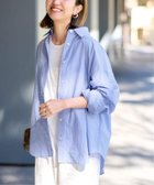 【フレームワーク/FRAMeWORK】のBLUE STRIPE オーバーシャツ 大人の最旬トレンドファッション＆コーディネート founy(ファウニー) ファッション Fashion レディースファッション Fashion for Women トップス・カットソー Cut & Sew Tops シャツ・ブラウス・オフィスカジュアル Elegant Blouses & Button-Ups インナー Innerwear ストライプ Stripe, Striped Pattern 夏 Summer thumbnail サックスブルー|ID: prp329100004992483 ipo3291000000037388949