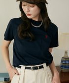 【フリークスストア/FREAK'S STORE】の別注 クルーネック Tシャツ 限定展開 大人の最旬トレンドファッション＆コーディネート founy(ファウニー) ファッション Fashion レディースファッション Fashion for Women トップス・カットソー Cut & Sew Tops シャツ・ブラウス・オフィスカジュアル Elegant Blouses & Button-Ups ロングTシャツ・Tシャツ Longline T-Shirts & Tees 2026年 2026 2026春夏・S/S Spring/Summer 2026 SS26 インナー Innerwear ジャケット Jacket, Outerwear スペシャル Special, Limited Edition スラックス Slacks, Dress Pants デニム Denim, Jeans Material ベーシック Basic, Essential ワンポイント One Point, Statement Accent 別注 Limited Edition, Custom Order 夏 Summer S/S・春夏 SS, Spring/Summer, Warm Season ビジネス 仕事 通勤 Business / Work / Commuting thumbnail ネイビー|ID: prp329100004992495 ipo3291000000037389059