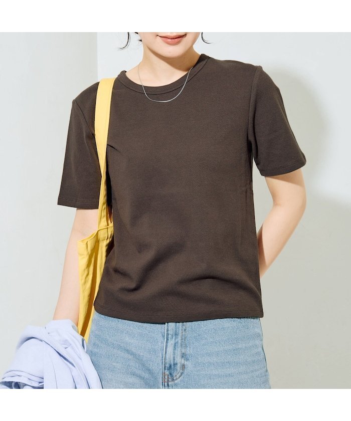 【フリークスストア/FREAK'S STORE】の限定展開 ヘビーウェイト フィット 半袖 TEE インテリア・キッズ・メンズ・レディースファッション・服の通販 founy(ファウニー) ファッション Fashion レディースファッション Fashion for Women トップス・カットソー Cut & Sew Tops 2026年 2026 2026春夏・S/S Spring/Summer 2026 SS26 インナー Innerwear コンパクト Compact, Small Size シンプル Simple, Minimal フィット Fit, Slim Fit ベーシック Basic, Essential 半袖 Short Sleeve, Half Sleeve 夏 Summer S/S・春夏 SS, Spring/Summer, Warm Season 無地 Plain, Solid Color ブラウン|ID: prp329100004992496 ipo3291000000037389064