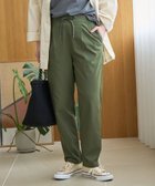 【コーエン/COEN】の【定番/接触冷感】イージービューティーテーパードパンツ(WEB限定サイズあり) 大人の最旬トレンドファッション＆コーディネート founy(ファウニー) ファッション Fashion レディースファッション Fashion for Women パンツ Pants & Trousers 厚底 Platform Shoes 洗える Machine Washable スニーカー Sneakers, Trainers 定番 Standard, Basic Item 人気 Popular, Best Seller バランス Balance, Style Balance 夏 Summer 2026年 2026 2026春夏・S/S Spring/Summer 2026 SS26 thumbnail OLIVE|ID: prp329100004992529 ipo3291000000037389317