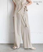 【セレクトモカ/SELECT MOCA】の【Et】ラップベルトワイドパンツ ベージュ-200|ID: prp329100004992531 ipo3291000000037389328