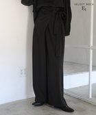 【セレクトモカ/SELECT MOCA】の【Et】ラップベルトワイドパンツ ブラック-990|ID: prp329100004992531 ipo3291000000037389329