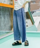【ニコアンド/niko and】のセルフカットカーブパンツ 大人の最旬トレンドファッション＆コーディネート founy(ファウニー) ファッション Fashion レディースファッション Fashion for Women パンツ Pants & Trousers インディゴ Indigo Denim シンプル Simple, Minimal スウェット / スエット Sweatshirt, Sweatwear ストライプ Stripe, Striped Pattern デニム Denim, Jeans Material トレンド Trend, Trending Now バランス Balance, Style Balance フェミニン Feminine, Girly フリンジ Fringe, Tassel ベーシック Basic, Essential おすすめ Recommended / Our Picks thumbnail 切替インディゴデニム|ID: prp329100004992534 ipo3291000000037389345