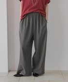 【ローリーズファーム/LOWRYS FARM】のギャザーワイドイージーパンツ 大人の最旬トレンドファッション＆コーディネート founy(ファウニー) ファッション Fashion レディースファッション Fashion for Women パンツ Pants & Trousers ギャザー Gathered, Ruffled シャーリング Shirring, Ruched シンプル Simple, Minimal スウェット / スエット Sweatshirt, Sweatwear ストレッチ Stretch, Stretchy Fabric ツイル Twist, Twisted Detail バランス Balance, Style Balance 人気 Popular, Best Seller thumbnail グレー|ID: prp329100004992537 ipo3291000000037389357