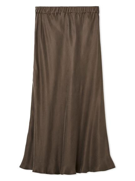 【フレイ アイディー/FRAY I.D】のキュプラサテンナロースカート インテリア・キッズ・メンズ・レディースファッション・服の通販 founy(ファウニー) 　ファッション　Fashion　レディースファッション　Fashion for Women　スカート　Skirts　切替　Switching, Contrast Panel　スマート　Smart, Elegant　トレンド　Trend, Trending Now　BRW[058]|ID: prp329100004992548 ipo3291000000037389452