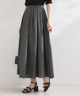 【クチュール ブローチ/Couture Brooch】のリネンライクドットスカート 大人の最旬トレンドファッション＆コーディネート founy(ファウニー) ファッション Fashion レディースファッション Fashion for Women スカート Skirts おすすめ Recommended / Our Picks カットソー Cut and Sewn Top スマート Smart, Elegant トレンド Trend, Trending Now ドット Polka Dot, Dot Pattern ポケット Pocket, Pocket Detail |ID:prp329100004992566