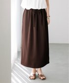 【ユアーズ/ur's】のサテンイージースカート 大人の最旬トレンドファッション＆コーディネート founy(ファウニー) ファッション Fashion レディースファッション Fashion for Women スカート Skirts アクセサリー Fashion Accessories サテン Satin, Glossy Fabric ネップ Nepp, Slub Yarn リラックス Relax, Relaxed Fit エレガント 上品 Elegant thumbnail BR|ID: prp329100004992580 ipo3291000000037389849