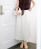 【ユアーズ/ur's】のサテンイージースカート 大人の最旬トレンドファッション＆コーディネート founy(ファウニー) ファッション Fashion レディースファッション Fashion for Women スカート Skirts アクセサリー Fashion Accessories サテン Satin, Glossy Fabric ネップ Nepp, Slub Yarn リラックス Relax, Relaxed Fit エレガント 上品 Elegant thumbnail WH|ID: prp329100004992580 ipo3291000000037389851