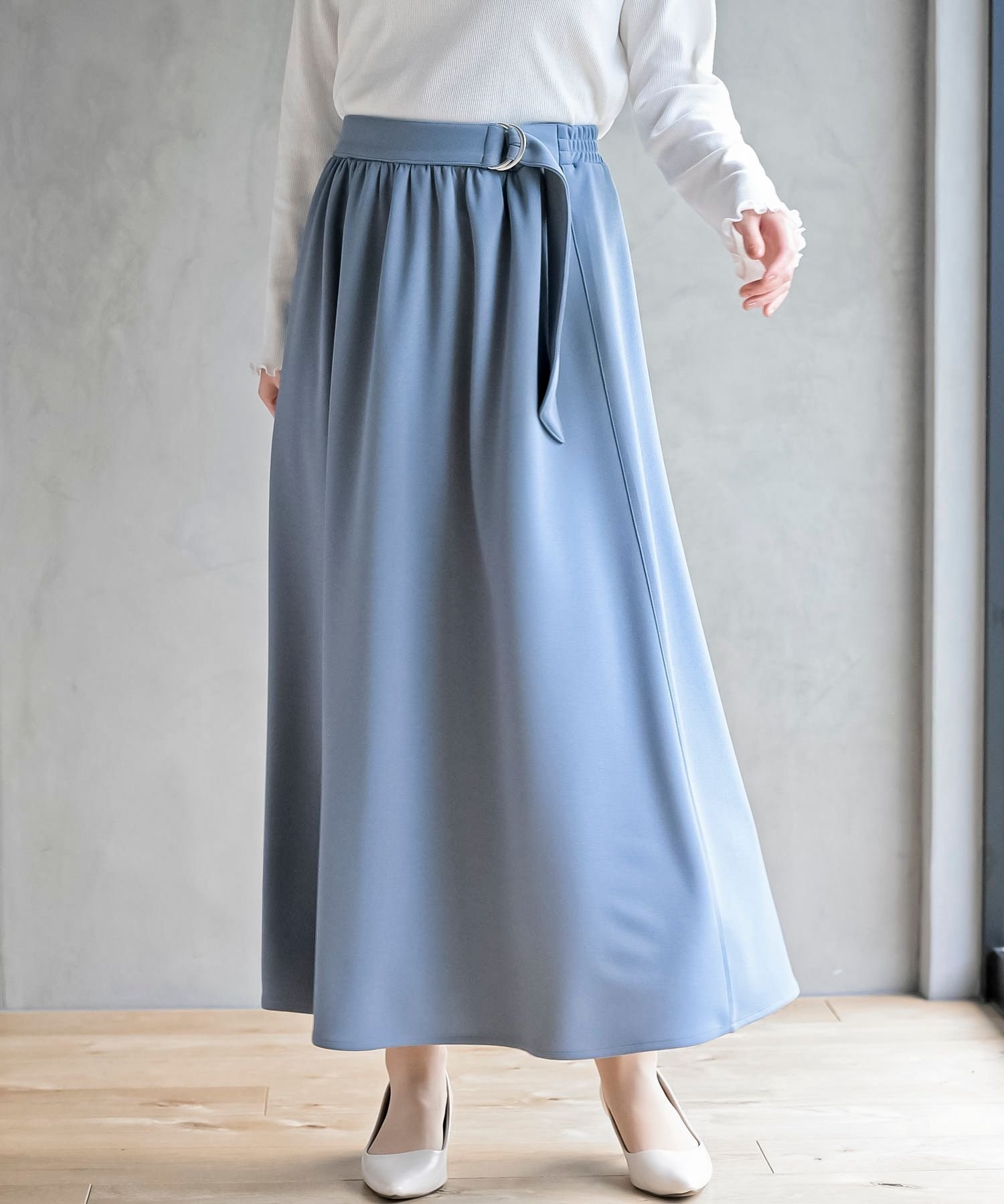 【アールピーエス/rps】のカットジョーゼットフレアースカート インテリア・キッズ・メンズ・レディースファッション・服の通販 founy(ファウニー) ファッション Fashion レディースファッション Fashion for Women スカート Skirts ジョーゼット Georgette, Semi-Sheer Fabric ストレッチ Stretch, Stretchy Fabric フレア Flare, Flared ポケット Pocket, Pocket Detail ブルー|ID: prp329100004992585 ipo3291000000037389872