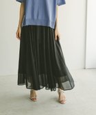 【グローバルワーク/GLOBAL WORK】のシアータックフレアスカート/571416 大人の最旬トレンドファッション＆コーディネート founy(ファウニー) ファッション Fashion レディースファッション Fashion for Women スカート Skirts Aライン・フレアスカート A-Line & Flared Skirts ギャザー Gathered, Ruffled シアー Sheer, See-Through ジャケット Jacket, Outerwear スウェット / スエット Sweatshirt, Sweatwear チェック Check, Plaid, Tartan フレア Flare, Flared 夏 Summer 楽ちん Easy Fit, Comfortable 無地 Plain, Solid Color 秋 Autumn thumbnail ブラック09|ID: prp329100004992586 ipo3291000000037389877