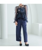 【その他のブランド/Other】の3点セットパンツドレス(チュールブラウス+ペプラムキャミ+パンツ) 大人の最旬トレンドファッション&コーディネート founy(ファウニー) ファッション Fashion レディースファッション Fashion for Women パンツ Pants & Trousers インナー Innerwear キャミソール Camisole, Spaghetti Strap Top ストレート Straight, Straight Cut センター Center, Center Line チュール Tulip, Tulip Motif ドレス Dress, One-Piece ノースリーブ Sleeveless, No-Sleeve バルーン Balloon, Balloon Silhouette ペプラム Peplum, Flared Hem thumbnail ネイビー系|ID: prp329100004992604 ipo3291000000037389964