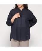 【クロコダイル/CROCODILE】のスノーコットン 袖ギャザー チュニック 大人の最旬トレンドファッション＆コーディネート founy(ファウニー) ファッション Fashion レディースファッション Fashion for Women トップス・カットソー Cut & Sew Tops ギャザー Gathered, Ruffled チュニック Tunic, Long Top thumbnail ネイビー|ID: prp329100004992630 ipo3291000000037390099