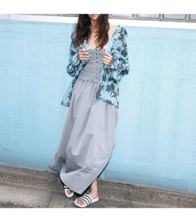【ルシェル ブルー/LE CIEL BLEU】のシャードバディスキャミドレス / Shirred Bodice Cami Dress 大人の最旬トレンドファッション&コーディネート founy(ファウニー) ファッション Fashion レディースファッション Fashion for Women トップス・カットソー Cut & Sew Tops キャミソール&ノースリーブ Camisoles & Sleeveless Tops ワンピース Dresses フォーマル・パーティードレス・結婚式用ドレス Elegant & Casual Dresses コルセット Corset, Bustier サマー Summer, Summer Style シャーリング Shirring, Ruched ドレス Dress, One-Piece バランス Balance, Style Balance フィット Fit, Slim Fit フレア Flare, Flared |ID:prp329100004992634