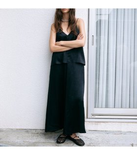 【ルシェル ブルー/LE CIEL BLEU】のサテンキャミソールドレス / Satin Camisole Dress 大人の最旬トレンドファッション&コーディネート founy(ファウニー) ファッション Fashion レディースファッション Fashion for Women トップス・カットソー Cut & Sew Tops キャミソール&ノースリーブ Camisoles & Sleeveless Tops ワンピース Dresses フォーマル・パーティードレス・結婚式用ドレス Elegant & Casual Dresses おすすめ Recommended / Our Picks キャミソール Camisole, Spaghetti Strap Top バランス Balance, Style Balance 夏 Summer |ID:prp329100004992635